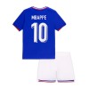 Frankrijk Mbappé 10 Thuistenue EK 2024  - Kids
